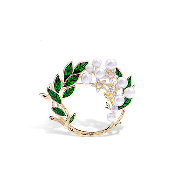 Gardenia Flower Women's Brooch Accessories Pins-Tajade